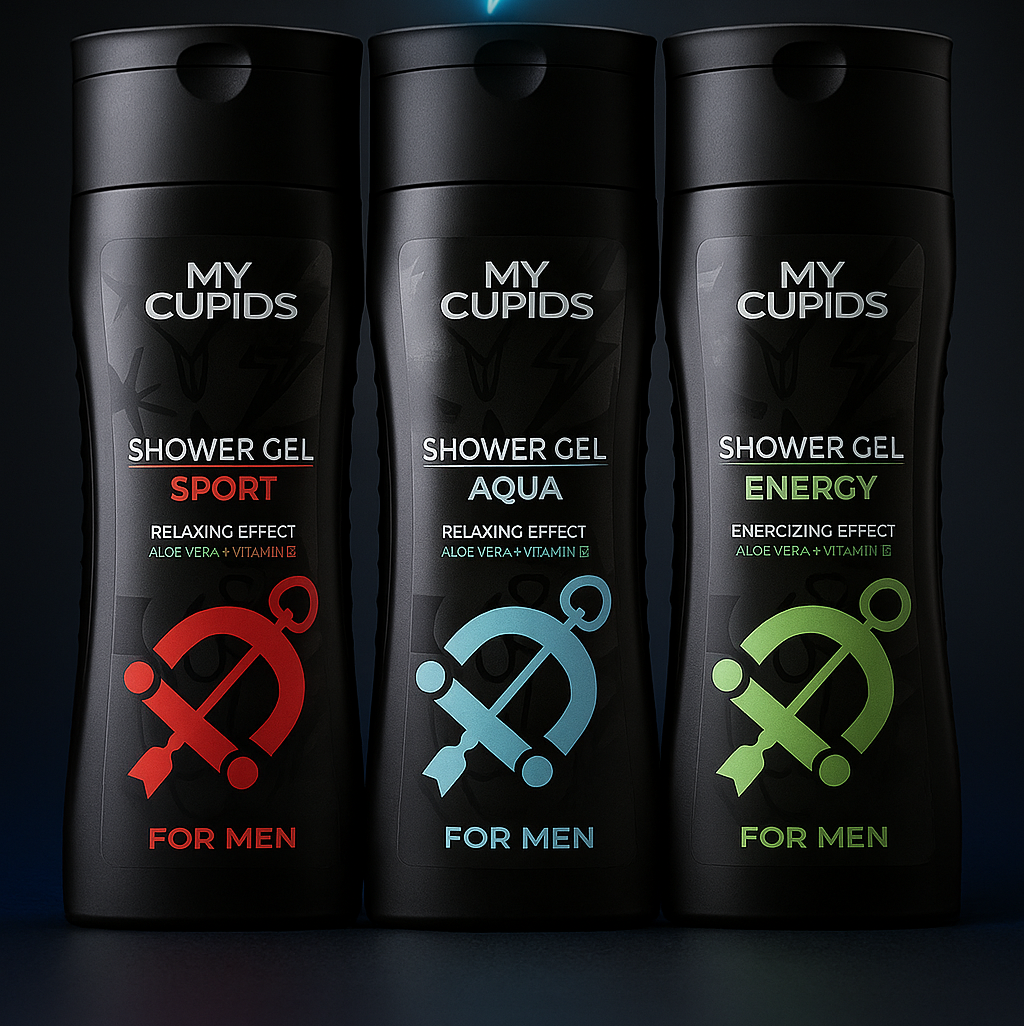 MyCupids - Feremonske Kupke Za Muškarce SET 3 x 300ml