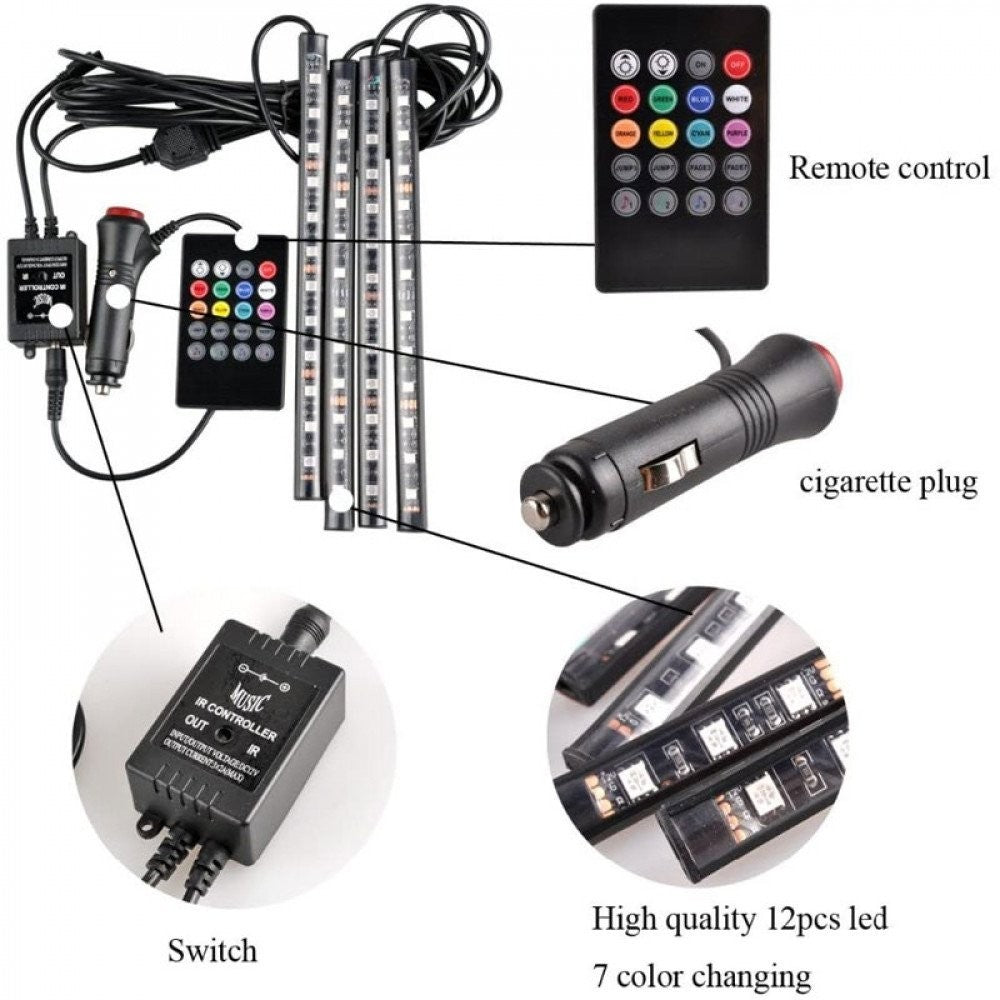 RGB ambijentalne trake za auto