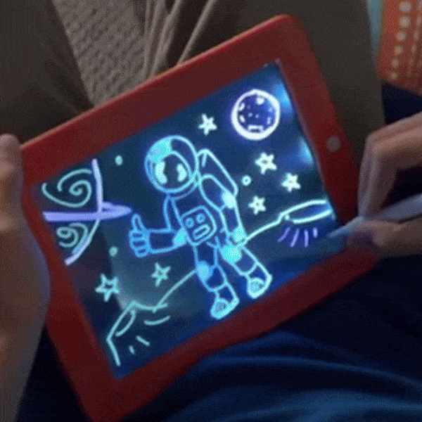 Magična svetleća tabla za crtanje u boji za decu