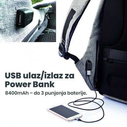 Sigurnosni Ranac sa Punjačem + GRATIS Powerbank